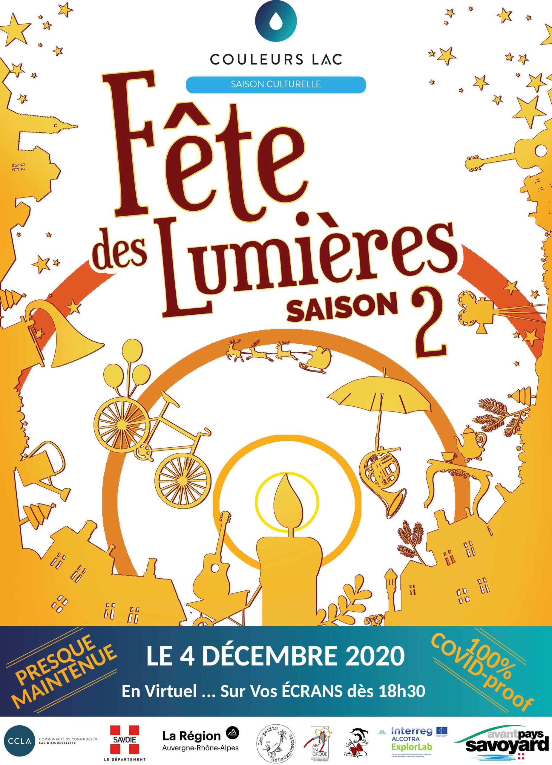 Affiche Fête Des Lumières 2020 l